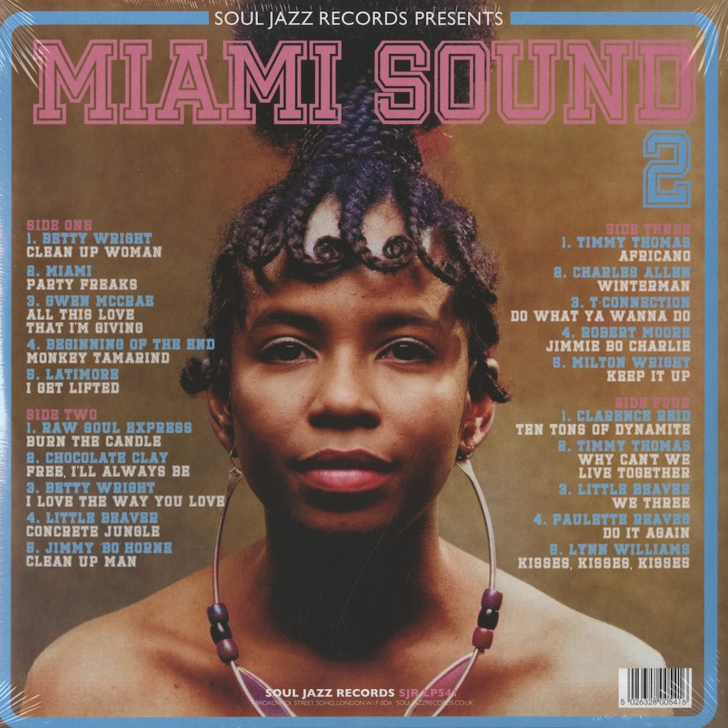 V.A. - Miami Sound 2 - Rare Funk & Soul From Florida 1967-1974 -2LP (SJR LP541) LP 2024 UK Soul Jazz Records｜新品LP
