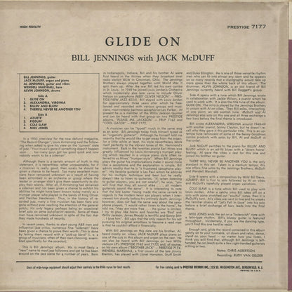 Bill Jennings / ビル・ジェニングス / Glide On (PRLP 7177)