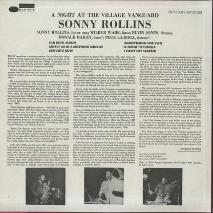 Sonny Rollins / ソニー・ロリンズ / A Night At The Village Vanguard (BST81581)