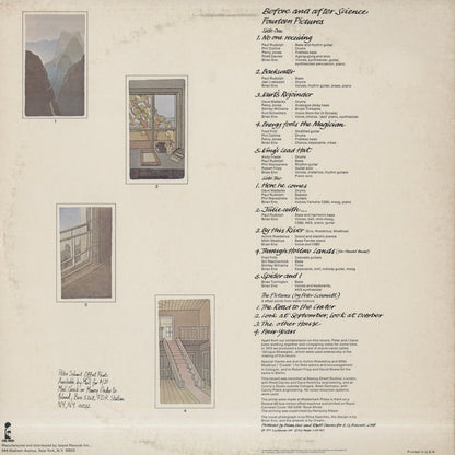 Brian Eno / ブライアン・イーノ / Before And After Science (ILPS 9478)