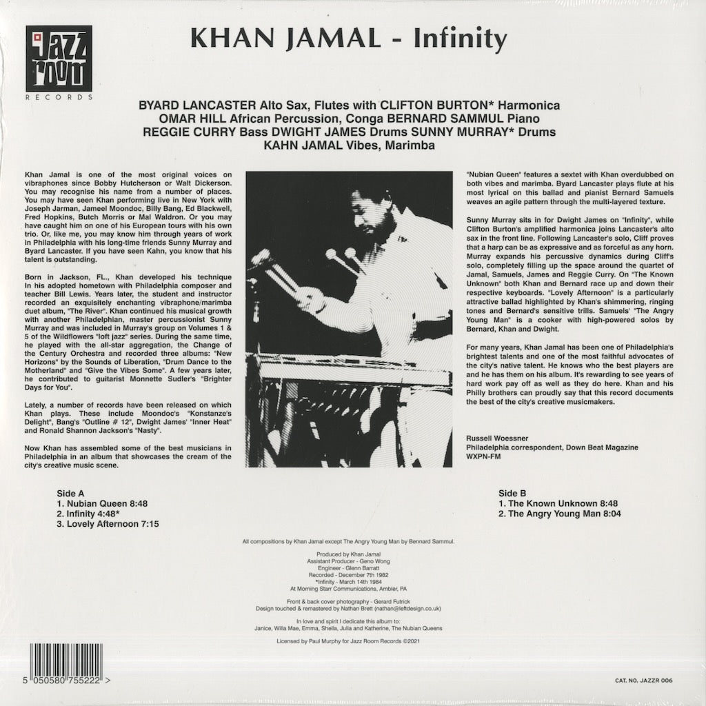 Khan Jamal / カーン・ジャマル / Infinity (JAZZR006)