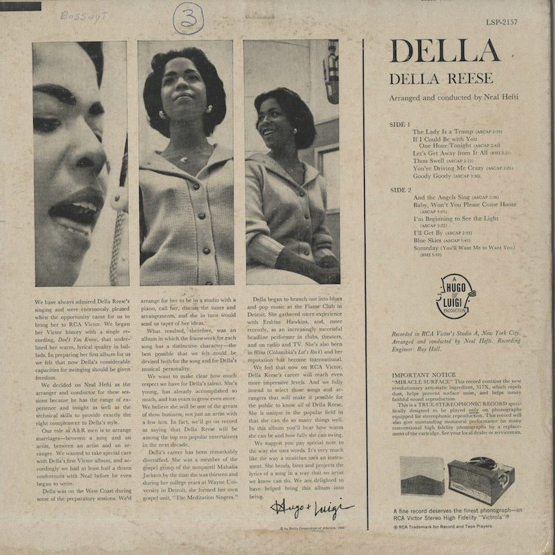 Della Reese / デラ・リース / Della (LSP-2157)