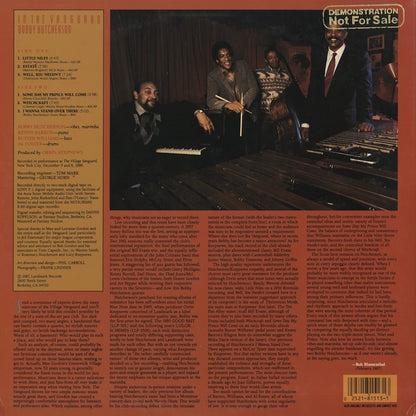 Bobby Hutcherson / ボビー・ハッチャーソン / In The Vanguard (LLP-1513)