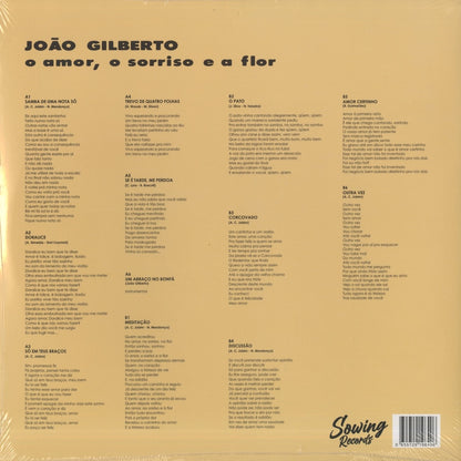 Joao Gilberto / ジョアン・ジルベルト / O Amor, O Sorriso E A Flor