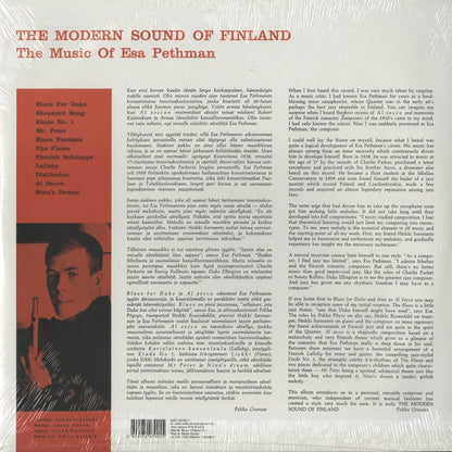 Esa Pethman - The Modern Sound Of Finland (0927-40790-1) 2002 Finland Warner Music｜新品LP