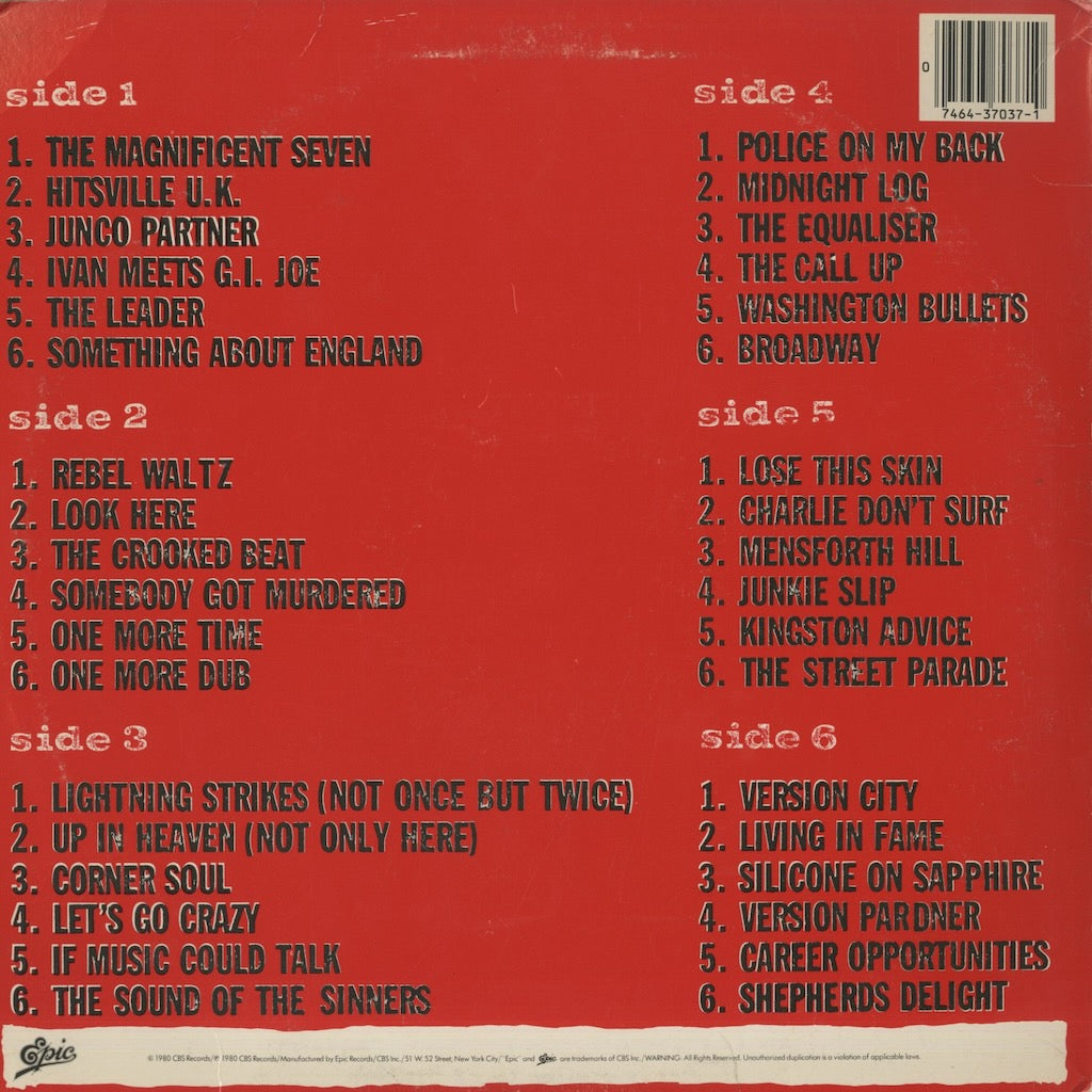 The Clash / ザ・クラッシュ / Sandinista! (E3X 37037)