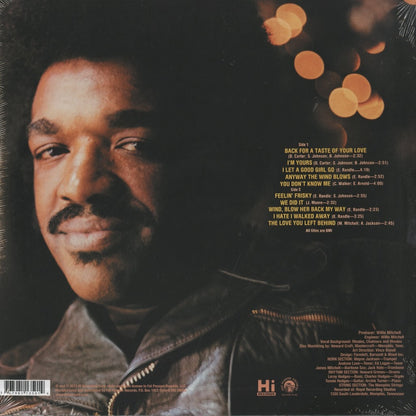 Syl Johnson – Back For A Taste Of Your Love (FAT1350) 2013 US Fat Possum Records | 新品LP back