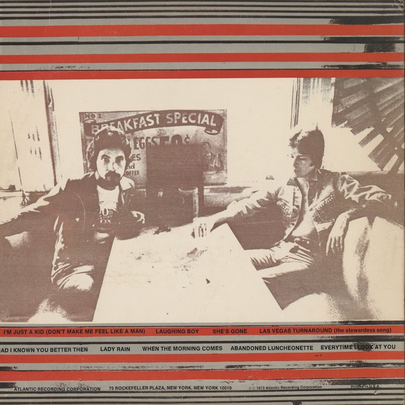 Daryl Hall & John Oates / ダリル・ホール　ジョン・オーツ / Abandoned Luncheonette (SD7269) US 1973 Pressing