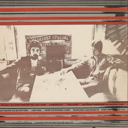 Daryl Hall & John Oates / ダリル・ホール　ジョン・オーツ / Abandoned Luncheonette (SD7269) US 1973 Pressing