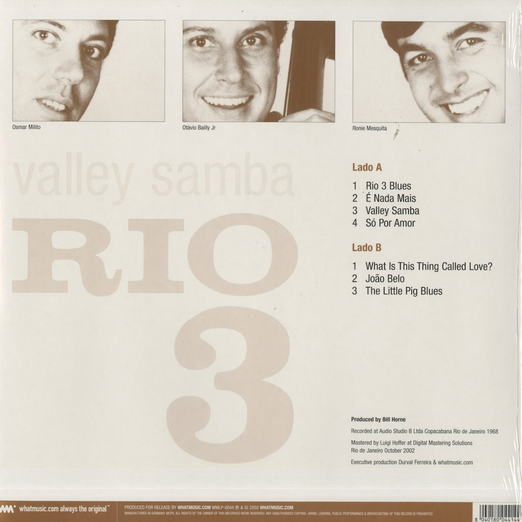 Rio 3 - Valley Samba (WMLP0044) What Music　Osmar Milito　brazil  jazz samba back