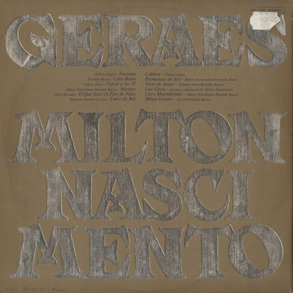 Milton Nascimento / ミルトン・ナシメント / Geraes (31C 064 422806D)