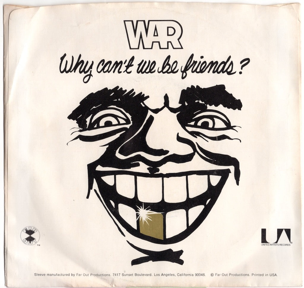 War / Why Can't We Be Friends ? -7 (UA-XW629-X)