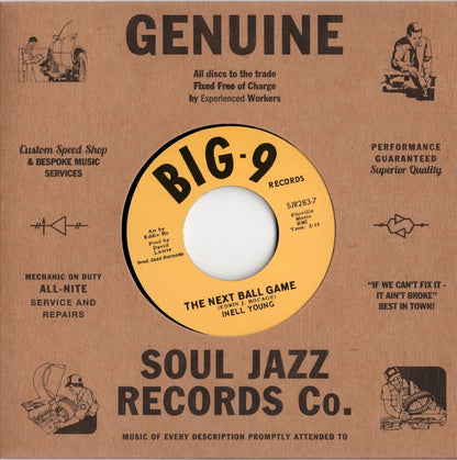 Inell Young - The Next Ball Game / Part Of The Game (SJR283-7) 2022 UK Soul Jazz Records｜新品7inch