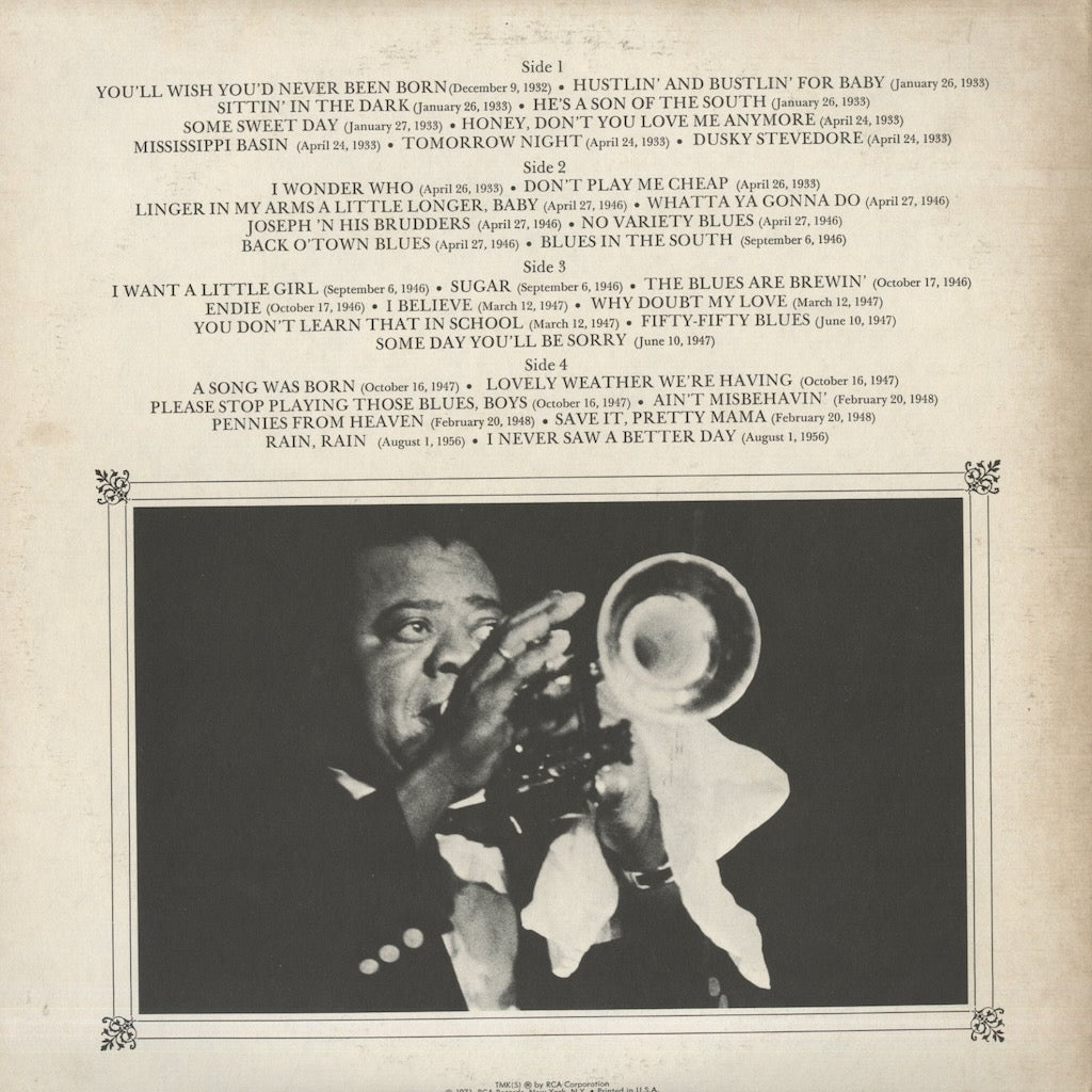 Louis Armstrong / ルイ・アームストロング / July 4,1900 - July 6,1971 -2LP (VPM-6044)