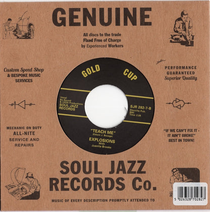 Explosions - Garden Of Four Trees / Teach Me (SJR282-7) 2022 UK Soul Jazz Records｜新品7inch eddie bo back