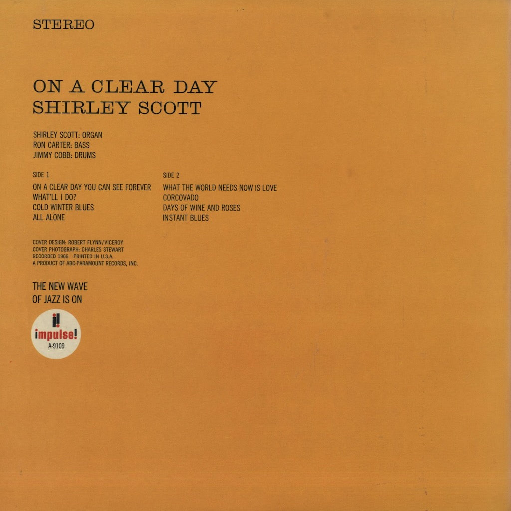 Shirley Scott / シャーリー・スコット / On A Clear Day (AS-9109)