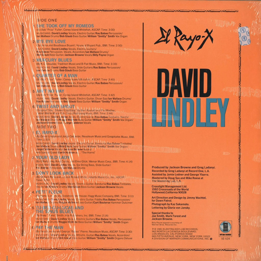 David Lindley / デヴィッド・リンドレー / El Rayo-X (SE-524)