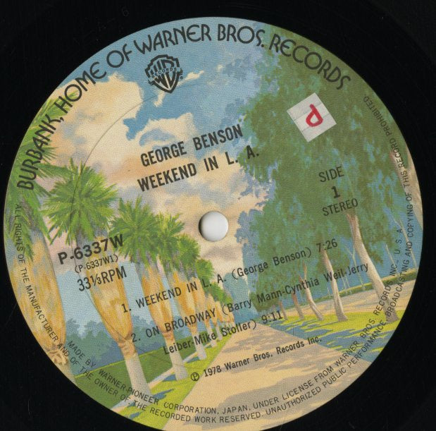 George Benson / ジョージ・ベンソン / Weekend In L.A. -2LP (P-6337~8W)