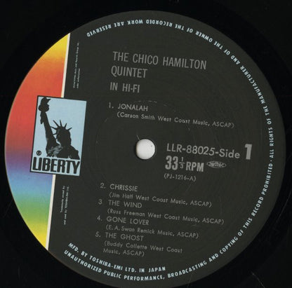 Chico Hamilton / チコ・ハミルトン / Quintet In Hi Fi (GXF-3106(M))