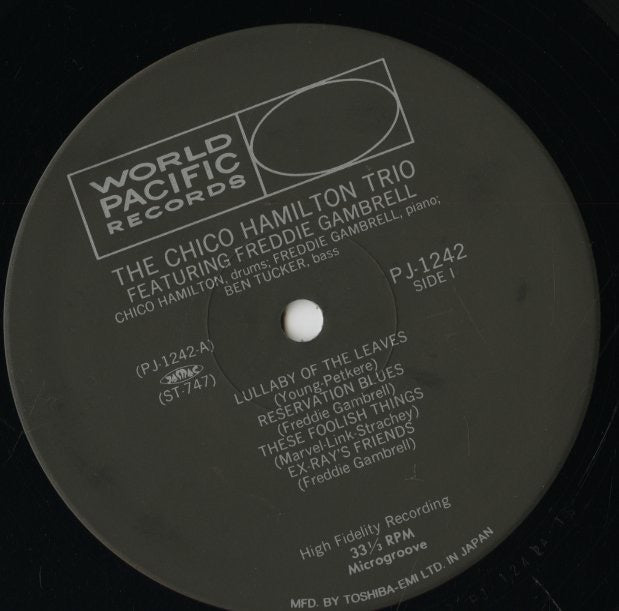 Chico Hamilton / チコ・ハミルトン / Introducing The Piano Of Freddy Gambrell (PJ-1242)