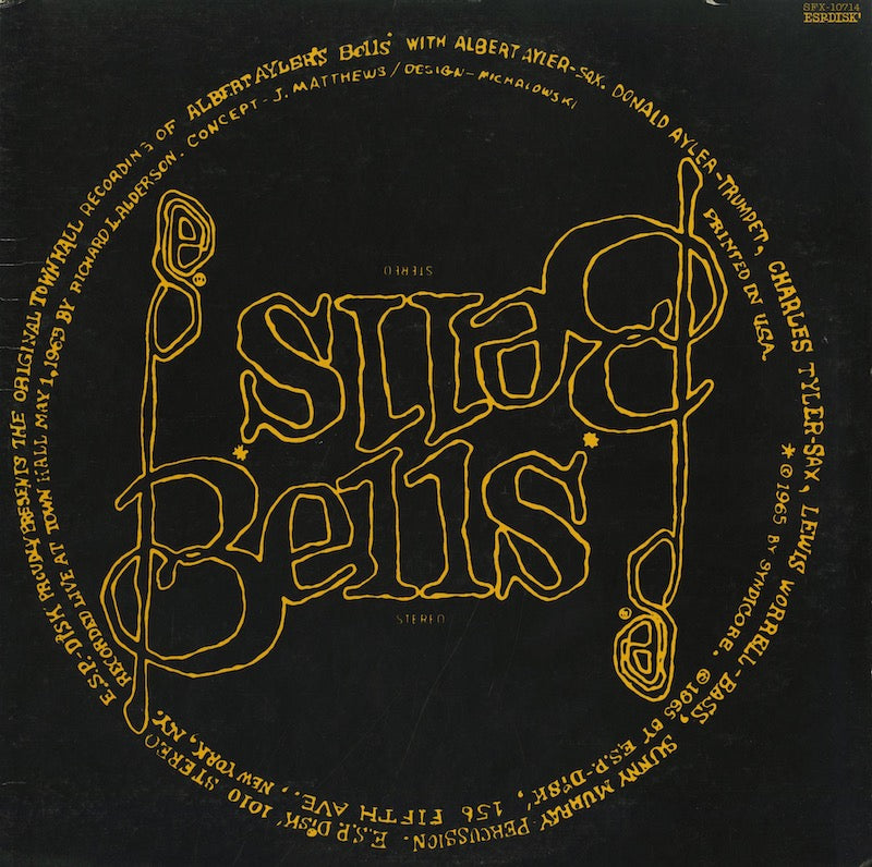 Albert Ayler / アルバート・アイラー / Bells (SFX-10714)