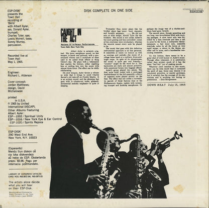 Albert Ayler / アルバート・アイラー / Bells (SFX-10714)