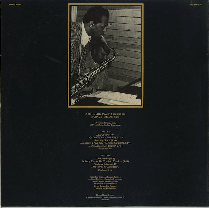 Archie Shepp & Horace Parlan / アーチ・シェップ ホレス・パーラン / Goin' Home (SCS-1079)
