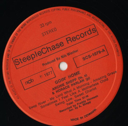 Archie Shepp & Horace Parlan / アーチ・シェップ ホレス・パーラン / Goin' Home (SCS-1079)