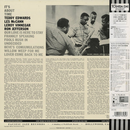 Teddy Edwards With Les McCann Ltd. / テディ・エドワーズ レス・マッキャン / It's About Time (PJ-0006)