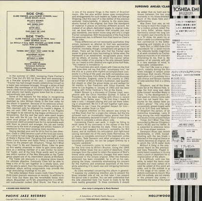Clare Fischer / クレア・フィッシャー / Surging Ahead (PJ 0067)