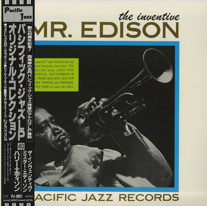 Harry Edison – The Inventive Mr. Edison (PJ-0011) LP 1992 JPN Pacific Jazz｜中古LP