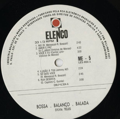 Sylvia Telles / シルヴィア・テレス / Bossa Balanco Balada (LEX9324)