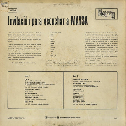 Maysa / マイーザ / Convite Para Ouvir Maysa N.º 2 (OLP1010)