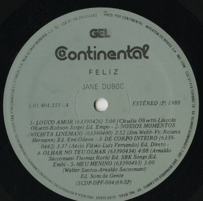 Jane Duboc / Feliz (1.01.404.355)