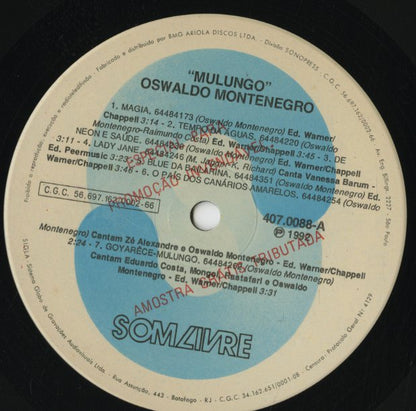 Oswaldo Montenegro / オズワルド・モンテネグロ / Mulungo (407.0088)
