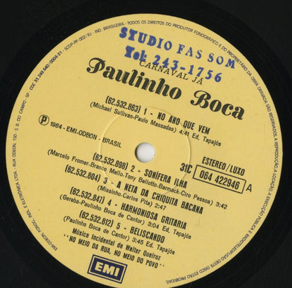 Paulinho Boca / Carnaval Ja (31C 064 422946)