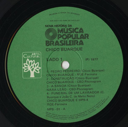 V.A./ Nova Historia Da Musica Popular Brasileira - Chico Buarque -10" (HMPB-01)