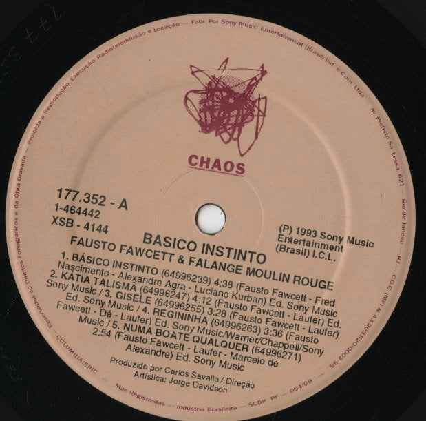 Fausto Fawcett & Falange Moulin Rouge / Basico Instinto (177.352)