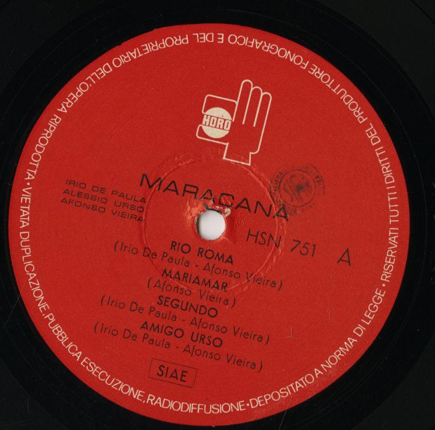 Irio De Paula / イリオ・ジ・ポウラ / Maracana (HSN 751)