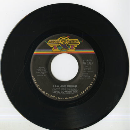 Love Committee - Law And Order / Where Will It End (G7 4011) 1978 US Gold Mind｜中古7inch