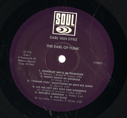 Earl Van Dyke / アール・ヴァン・ダイク / The Earl Of Funk(SS 715)