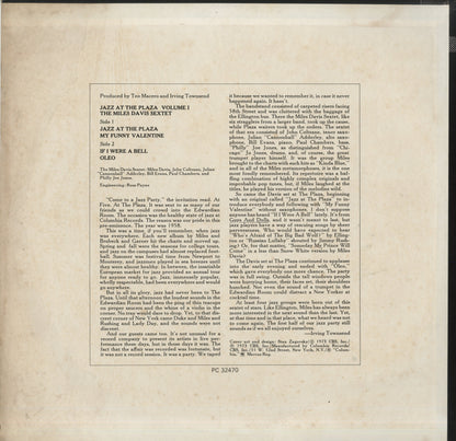 Miles Davis - Jazz At The Plaza Vol.1 (PC 32470) LP 1977 US Columbia｜中古LP