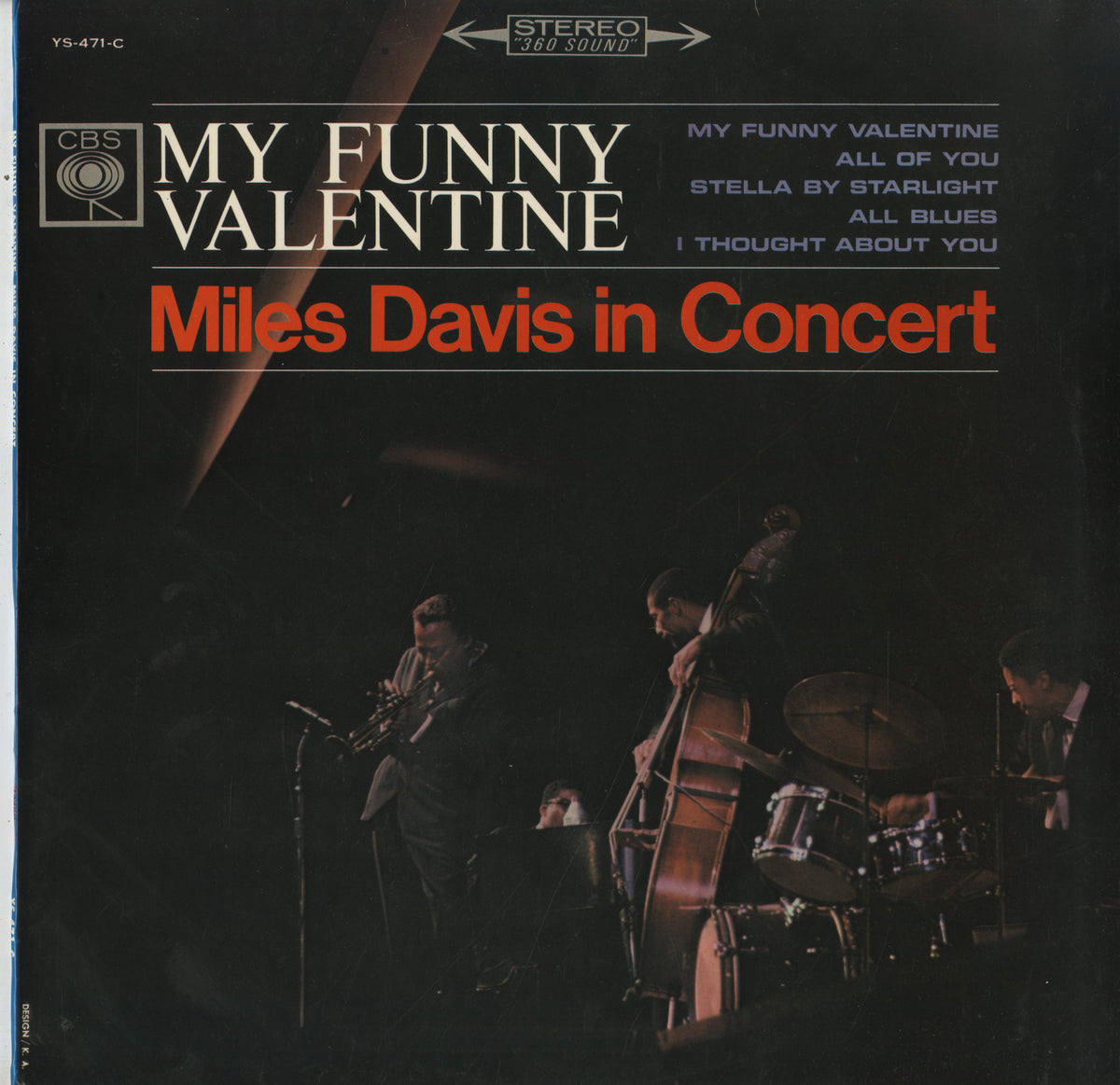 Miles Davis / マイルス・デイヴィス / My Funny Valentine - Miles Davis In Concert (YS-471-C)