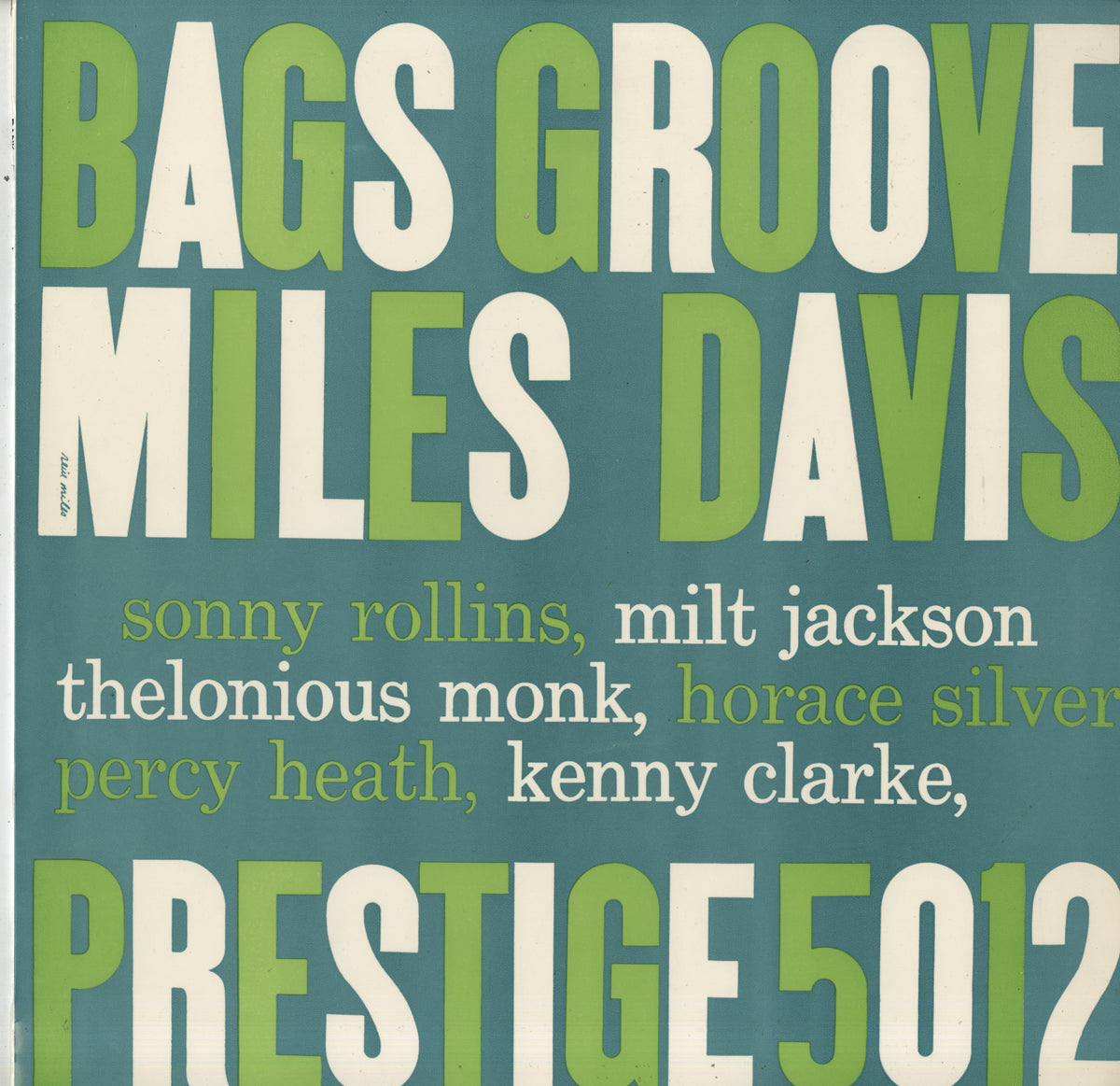 Miles Davis / マイルス・デイヴィス / Bags Groove (RANK-5012)
