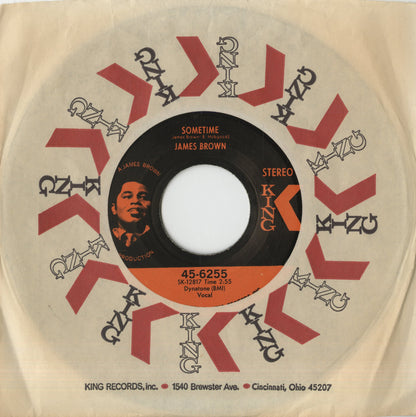 James Brown / ジェイムス・ブラウン / Let A Man Come In And Do The Popcorn / Sometime -7 (45-6255)
