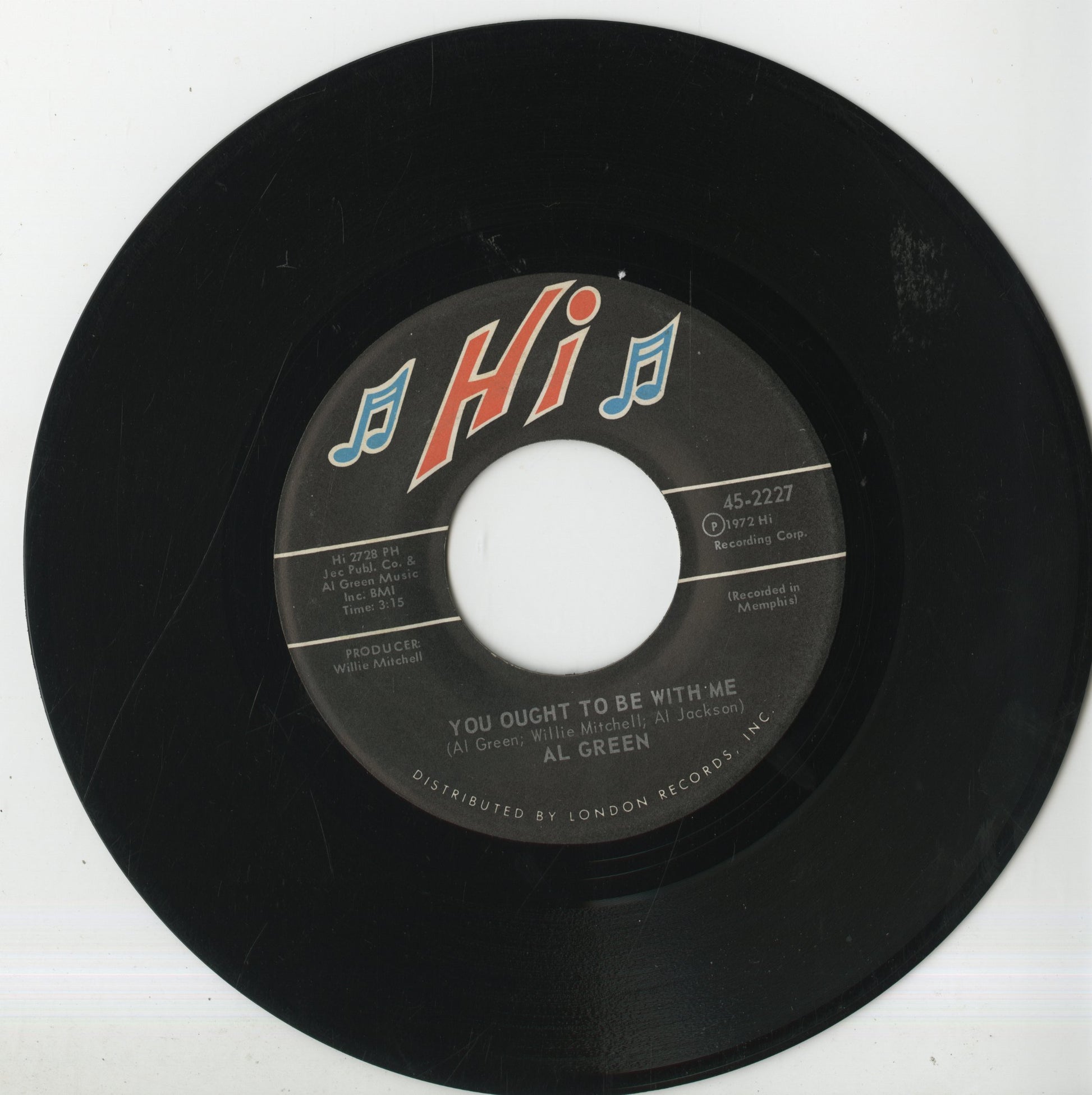 Al Green / You Ought To Be With You -7 (45-2227) Hi Records