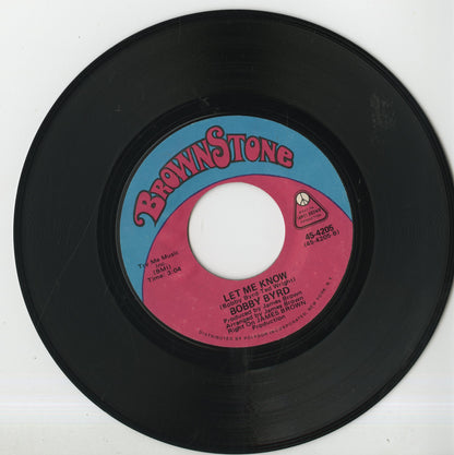 Bobby Byrd - Keep On Doin' What You're Doing / Let Me Know (45-4205) 1972 US Brownstone｜中古7inch