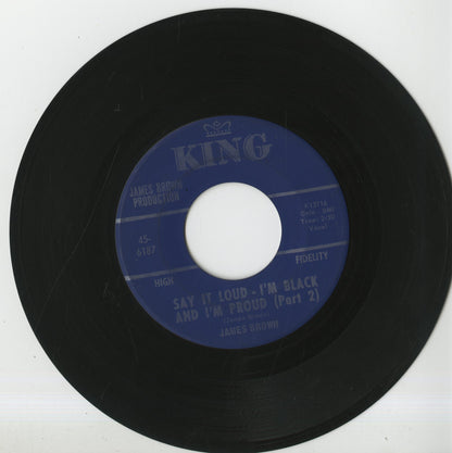 James Brown / ジェイムス・ブラウン / Say It Loud I'm Black And I'm Proud (Part1&2) -7 (45-6187)