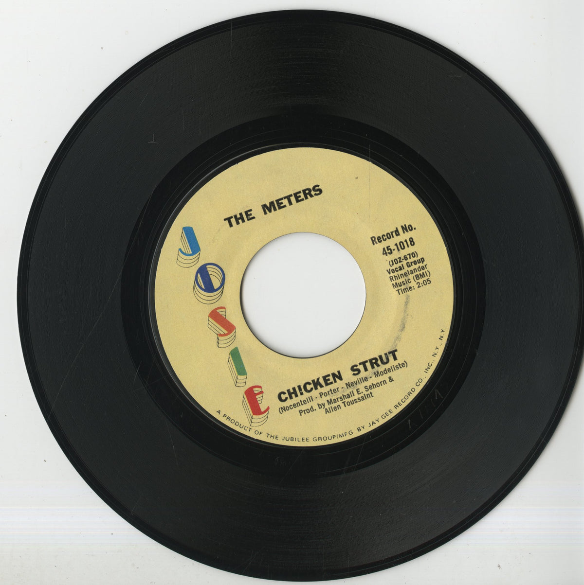 The Meters / ミーターズ / Chicken Strut / Hey Last Minute -7 (45-1018)