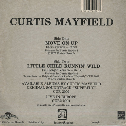 Curtis Mayfield / カーティス・メイフィールド / Move On Up -7 (7 CUR 101)